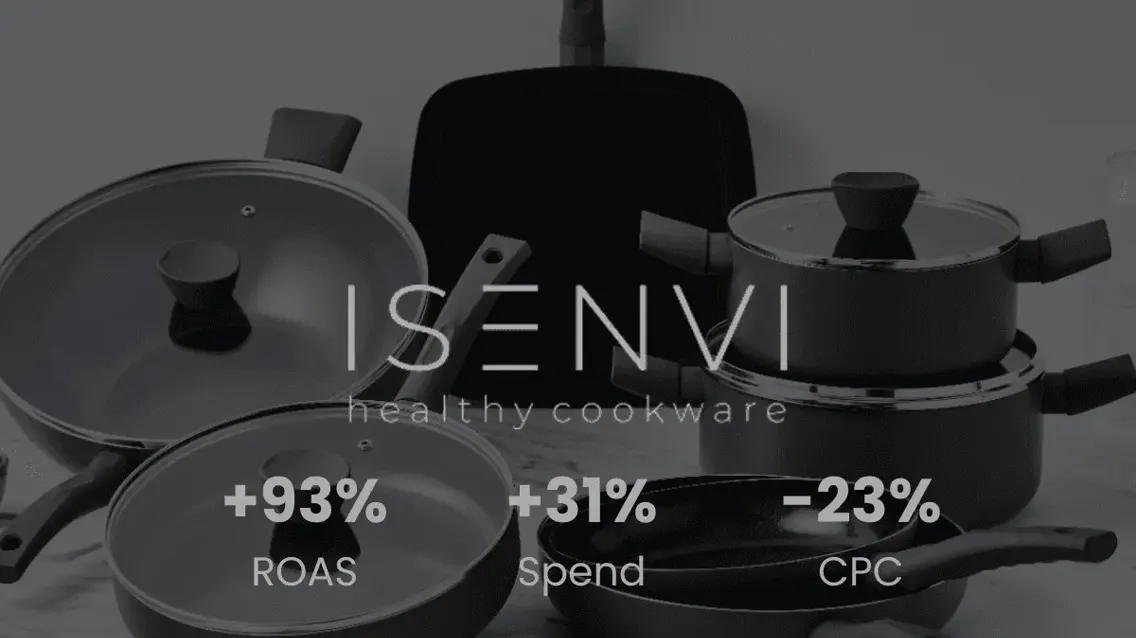 Minimal ecommerce campaign shown on a laptop and mobile phone